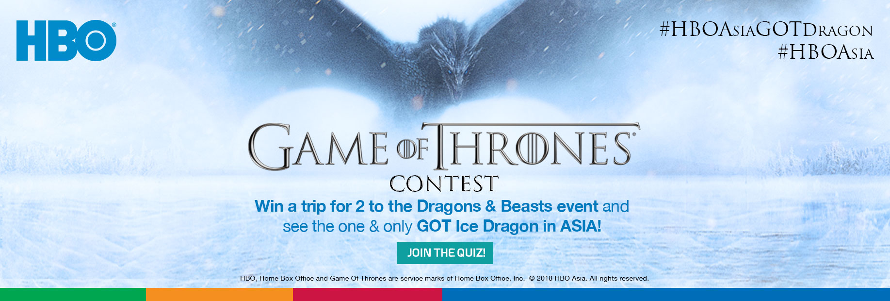 HBO GOT Flyaway to Singapore Contest